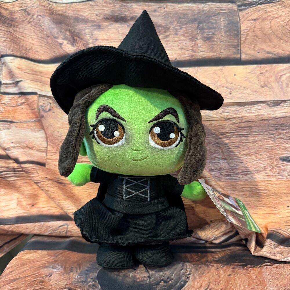 Jazwares Wizard of Oz Wicked Witch of the West 8" Plush 2025 Warner Bros NWT